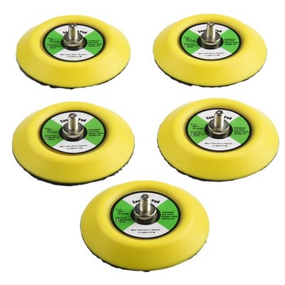 Top-quality M6 Pad Polishing Thread 3'' 3inch 5pcs 5x 75mm Backing Sanding