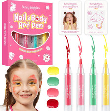 Kids Makeup Kit Washable Face Paint Kit, Girls Makeup Kits for Ages 4-12 Years,