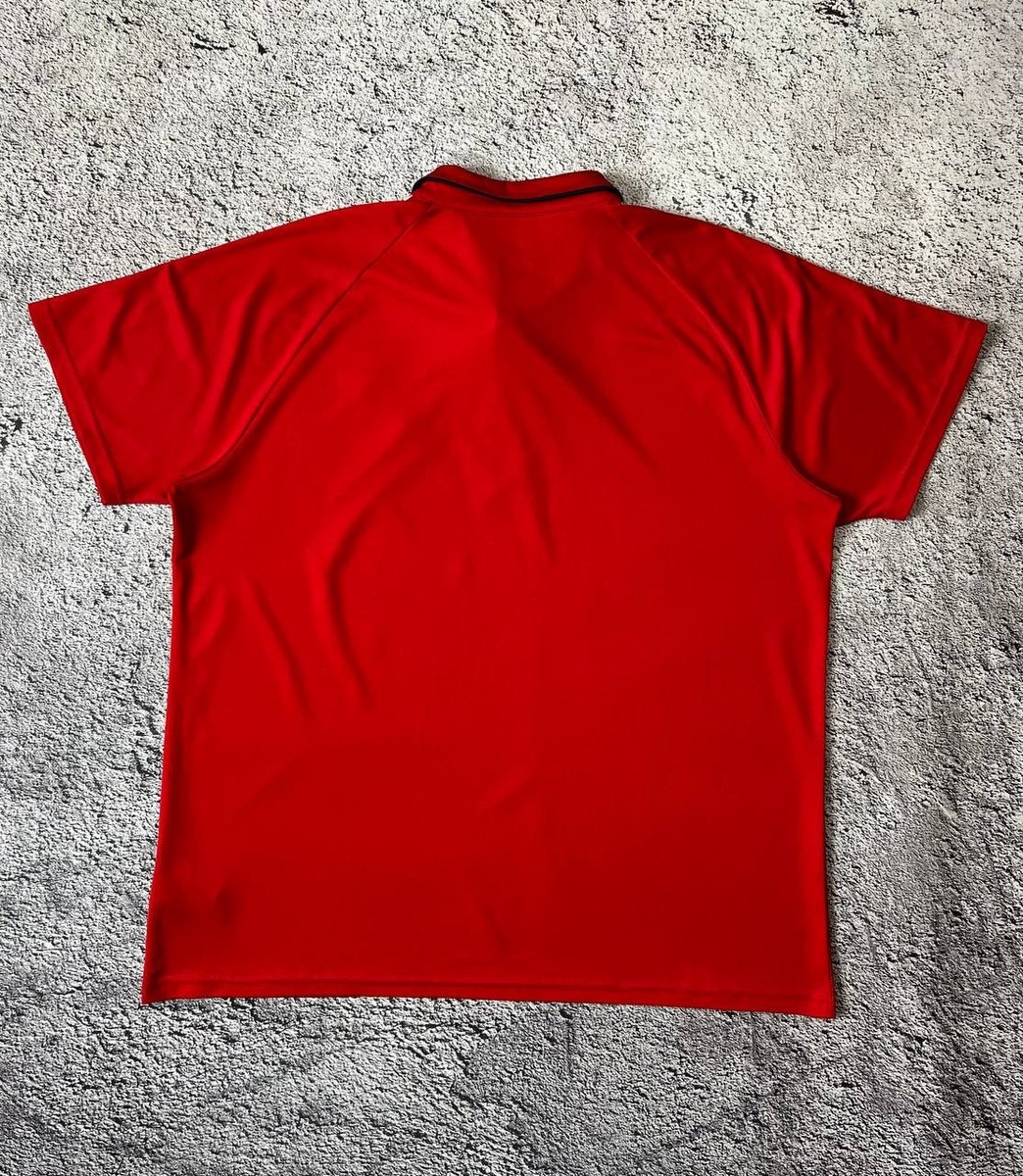 Adidas FC Bayern Munich Polo Shirt Red Climacool Football Jersey
