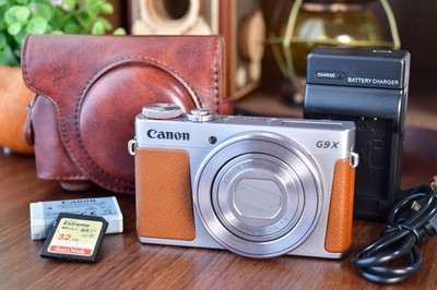  [Near Mint] Canon PowerShot G9 X Mark  Silver 20.1MP Digital Camera From Japan