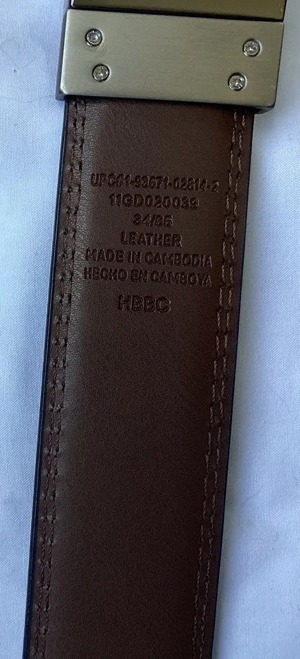 Two Men’s Size 34 Belts- Never Used- Brands Include Dickies And Wrangler - Image 2 of 4