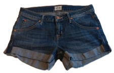 Hudson Hampton Med Wash Shorts Distressed Cuffed Size 25