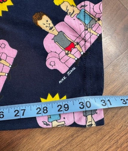 Beavis and Butt-Head Pajama PJ Pants Mens Size Medium 32-34 Mike Judge MTV EUC - Picture 7 of 9
