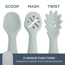 Mess-Free Toddler Silicone Meal Set Suction Bowl Cutlery Snack/Drink Cup 6 PC