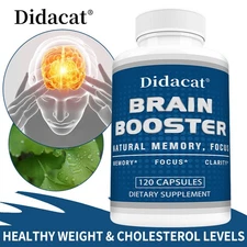 Nootropic Brain Booster Brain Nerve Health Improve Memory Level 30-120 Capsule