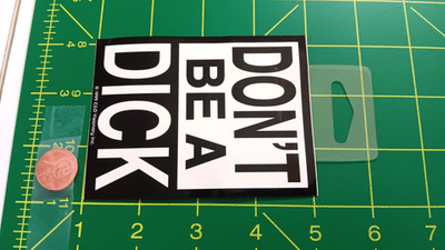 DBAD Sticker / Decal  OLD STOCK ORIGINAL GLOSSY