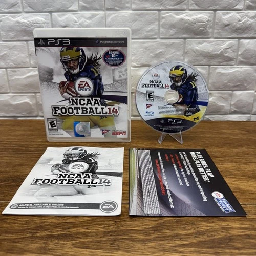 NCAA Football 14 (Sony PlayStation 3, PS3, 2013) CIB Tested Working Free Ship