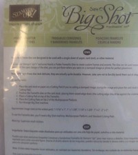 Stampin Up Hearts A Flutter Framelits Dies Sizzix Big Shot- 130159- Brand New