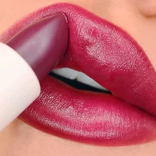 NCLA - West Hollywood Party Girl - Rich Plum Semi-Matte Cream Lipstick Vegan USA