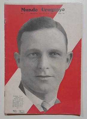 ARGENTINIEN CHAMPION 1928 ORIGINAL MAGAZIN - COPA LIPTON Mundo Uruguayo Fußball