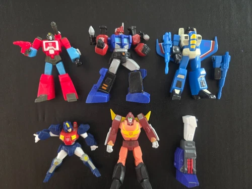 Vintage TRANSFORMERS Heroes of Cybertron PVC Figures 3" Parts Lot Incomplete