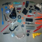 Vintage Mixed Accessories Lot, Gi Joe, TMNT, He-Man MOTU & More