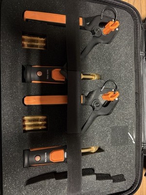Testo Smart Probe Kit HVAC Gauge Set Two 115i & Two 549i Bluetooth W/ Soft Case