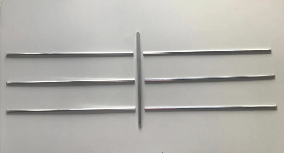 Juego de 7 piezas para molduras de parrilla para Mercedes Benz W114 W115 220 220S 220SE Foto 3 de 4