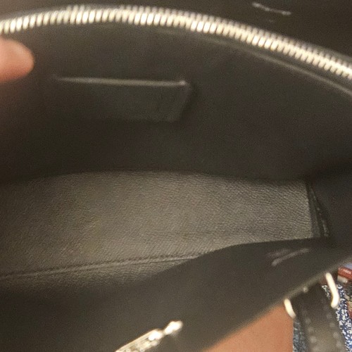 Coach City Zip Tote Bag Black Signature Canvas Leather Shoulder Purse F58292 - Picture 6 of 12