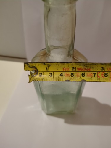 Botella de vidrio para salsa Hoe's - Retro Vintage Kitchenalia A774 tinción marrón - Imagen 12 de 12