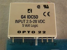 2 Opto 22 G4 IDC5D DC Input Modules 2.5-28VDC In 5V Logic
