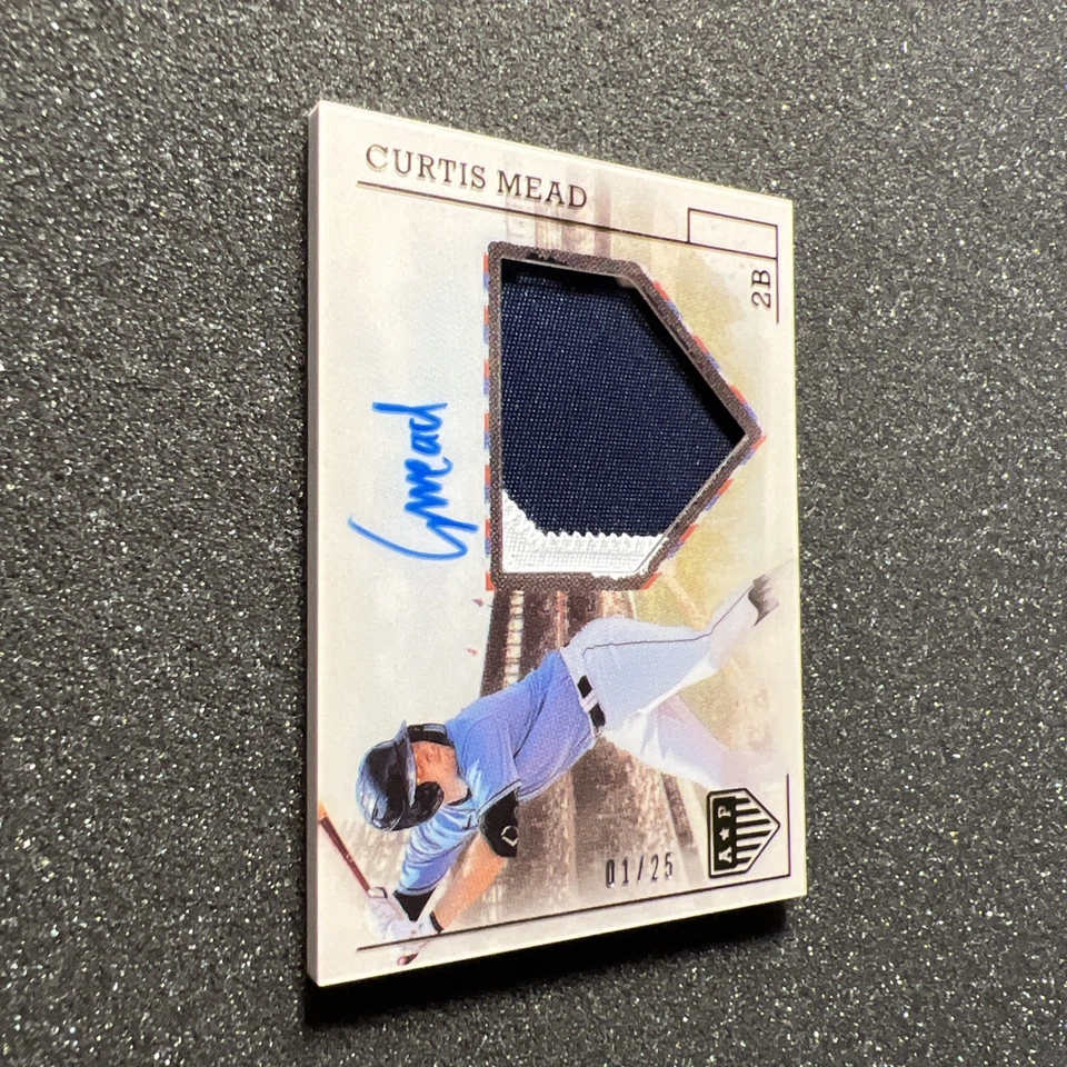 2023 America’s Pastime CURTIS MEAD #PMS-CM 01/25 Rookie PATCH AUTO - BASEBALL - Image 2 of 4