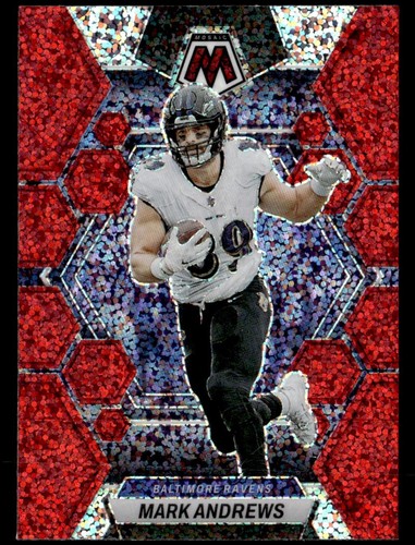 MARK ANDREWS 2023 PANINI MOSAIC RED SPARKLE RAVENS HY4