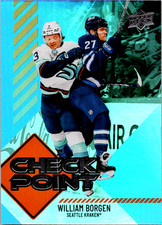 24-25 Upper Deck Check Point  William Borgen Seattle Kraken #CP-20