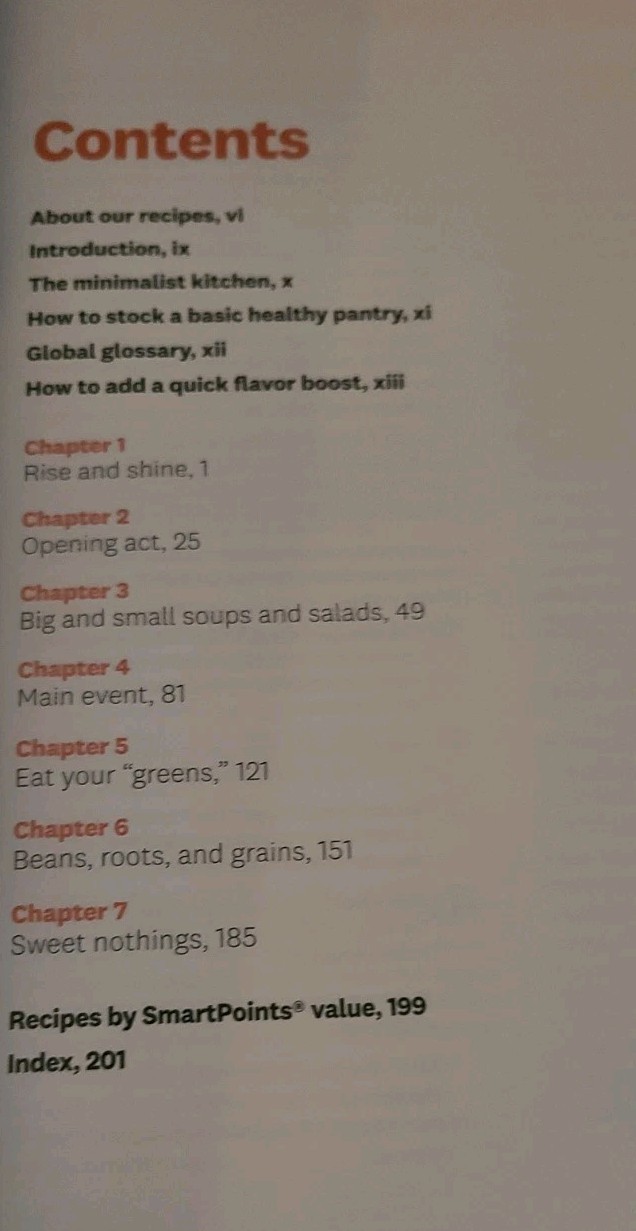  WW Healthy Kitchen Simply 5 Cookbook 120 Recipes Weight Watchers VGC