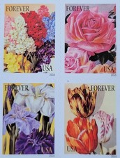 BOTANICAL ART First Class Mail - SHEET OF 20 Scott 