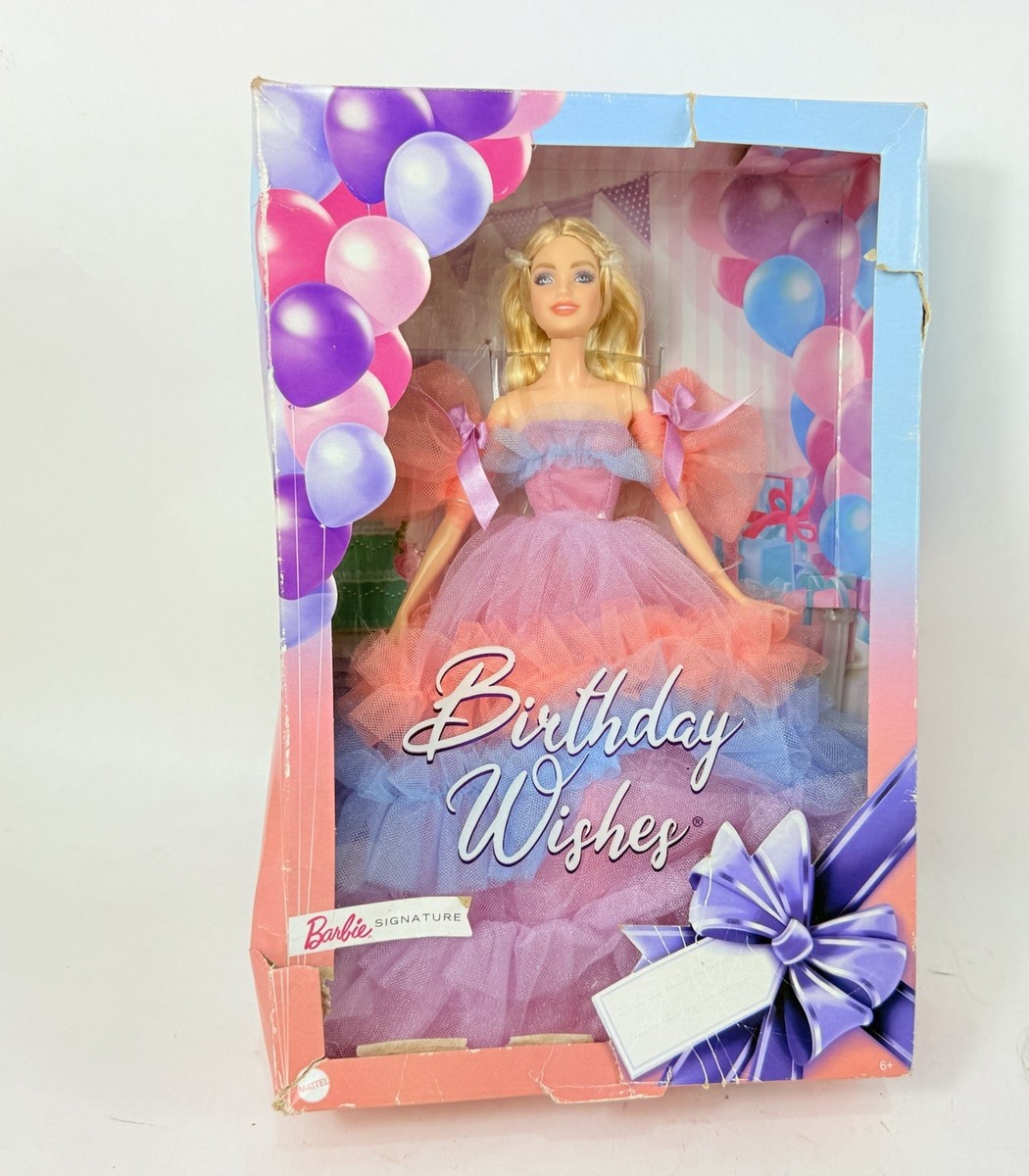 Mattel GTJ85 Barbie Signature Birthday Wishes Collector Doll