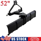 52" 3-Point Tractor Rear Grading Blade Heavy Duty Steel Scraper for Cat 0 Cat 1