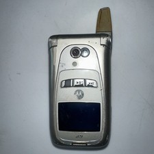 Motorola i series i870 - Silver  Nextel  Cellular Flip Phone - PARTS ONLY