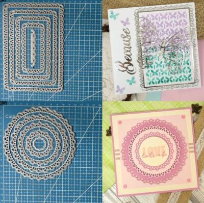 Lace Frame Metal Cutting Dies Diy Scrapbooking Paper Card Embossing ...