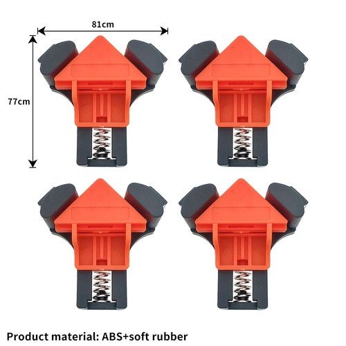 4X 90 Degree Right Angle Corner Clamp Woodworking Wood For Kreg Jigs Clamps Tool - Picture 7 of 13