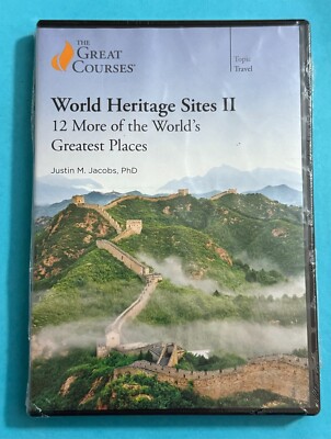 The Great Courses: World Heritage Sites II 2-DVD 2024 Travel History NEW