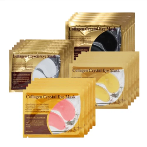 Crystal Collagen Augenpads Anti Aging Anti-Falten Feuchtigkeitsmaske 4 Farben