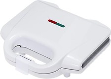Waffle Maker 2-Slices White with Non-stick co...