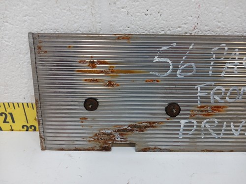 Used OEM LH Fender Trim Panel w/ Emblem 1956 Packard Patrician (TB12) - Picture 7 of 12