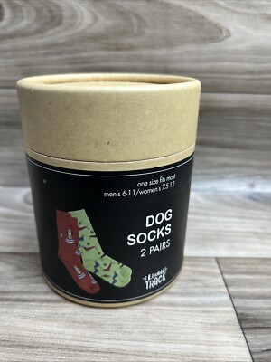 New Set of Two Novelty Unisex Dog Socks
