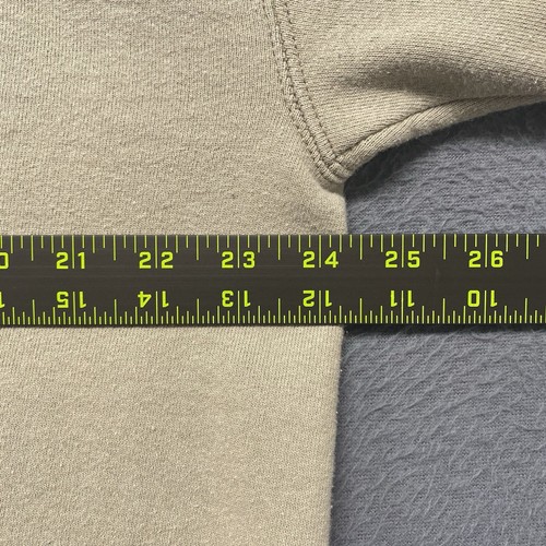 Vintage Jerzees Sweatshirt Mens XL Beige Tan Fleece Pullover Grunge 90s USA - Bild 9 von 11