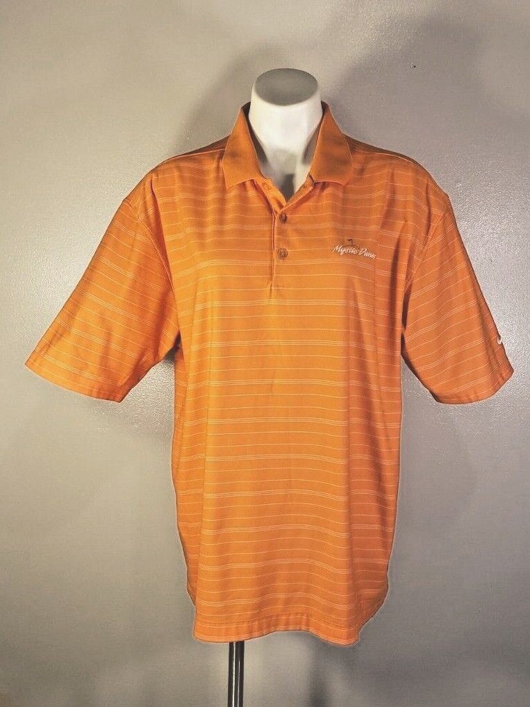 Nike Golf Mens Mystic Dunes Polo Shirt Fit Dry Large … Gem
