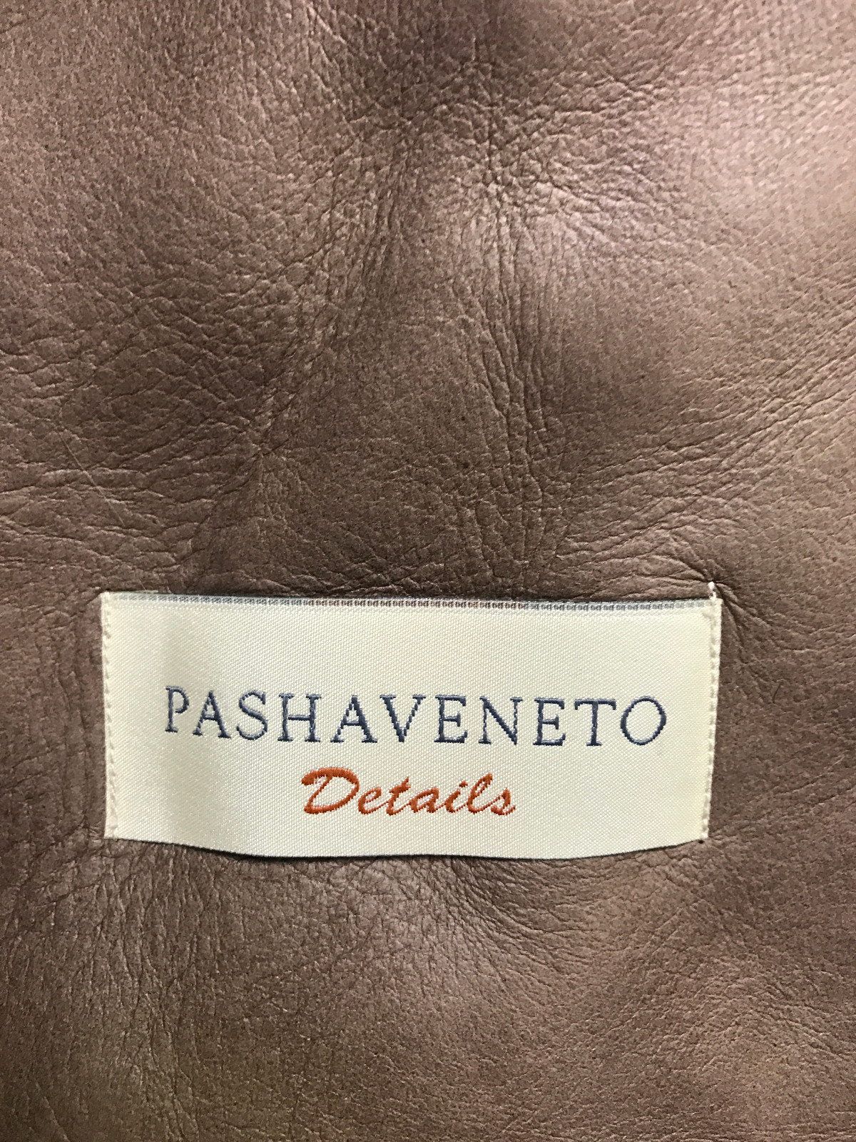 NEW PASHA VENETO GENUINE LAMB SKIN HOODED SHEARLING COAT SZ XS EXTRA SMALL EU 38 image 8