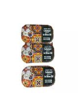 3X Trader Joe’s Calamari Pieces In Olive Oil 3.91 oz —3 Cans Wild Caught