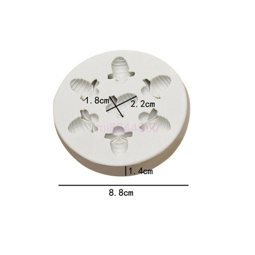 Bee Silicone Mould Cake Decorating Topper Chocolate Baking Mat Border Mold AU - Picture 14 of 17