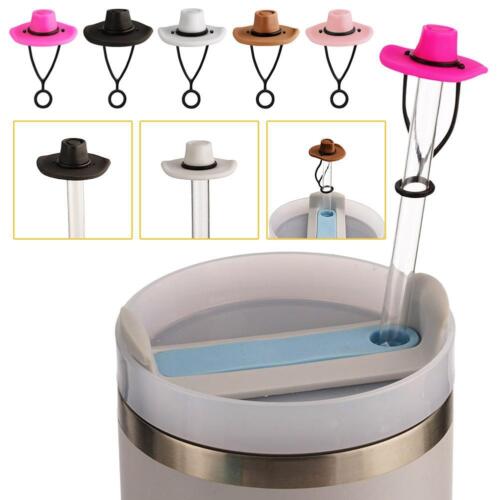 1/4x Silicone Cowboy Hat Straw Covers Cap for Stanley Cup YSSU Y9Y9 V8K9