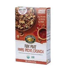Nature?s Path Organic Flax Plus Maple Pecan Crunch Cereal, 11.5 Ounce, Pack of 6