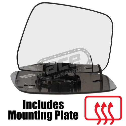 Fits Nissan Pathfinder 2008-2015 Wing Mirror Glass Convex Heated Drivers Side