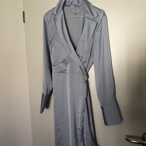 GUESS Kleid Hellblau L Glänzend Figurbetont - Bild 5 von 13