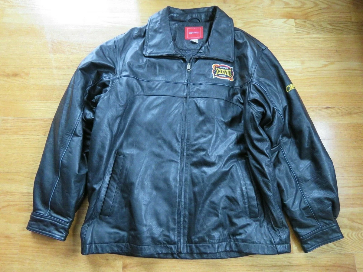 Reebok NEW ENGLAND PATRIOTS Super Bowl XXXVIII Champs LG Leather