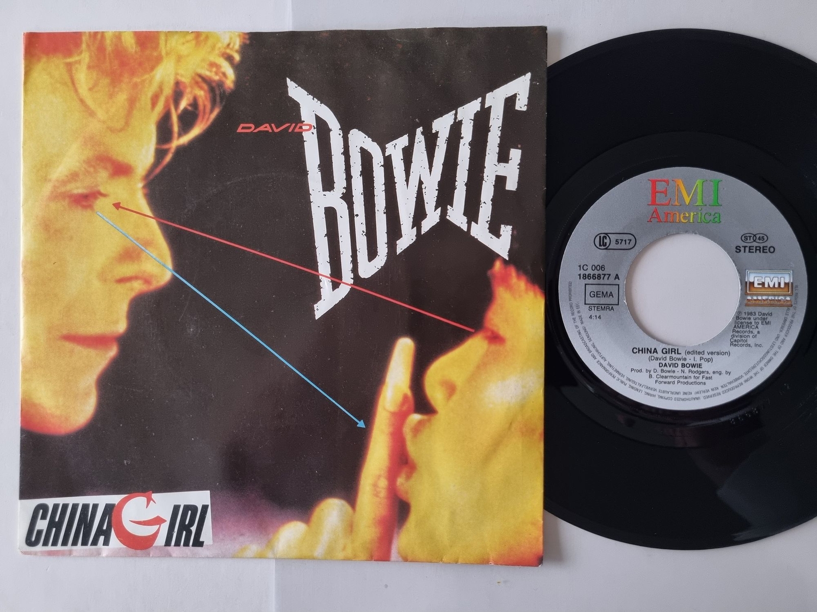 David Bowie - China Girl 7'' Vinyl Germany