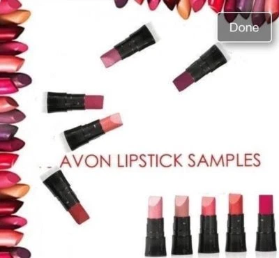 Avon 10x - 40x Mini Lippenstift Proben gemischte Farbtöne Strumpfhenne Party Tasche Füllstoffe