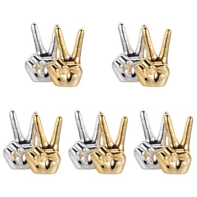 2 Stk Ringhalter Schmuck-Organizer-Ringe Schmuckständer Tischring-Organizer