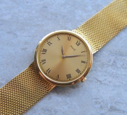 Vintage Piaget 18K Gold Altiplano Men's Mechanical Watch Rare